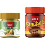 Züber Antep Fıstığı Kreması 200g + Peanutzilla Kakaolu Yer Fıstığı Kreması 315g - 315 gr