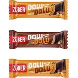 Züber Dolu Dolu Meyve Bar Deneme Paketi 30G x 3 Adet (Yer Fıstığı Ezmeli, Fındık Ezmeli) - 90 gr