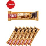 Züber Dolu Dolu Yer Fıstığı Ezmeli Meyve Bar 30 G x 16 Adet | Sağlıklı Atıştırmalık | Doğal Enerji ve Lezzet - 30 gr