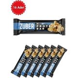 Züber Fındık Ezmesi Protein Bar 45 G x 16 Adet | Sağlıklı Atıştırmalık | Yüksek Protein ve Doğal Enerji - 45 gr