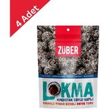 Züber Glütensiz Lokma Hindistan Cevizi Kaplı Kakaolu 96 G x 4 Adet - 1 Adet