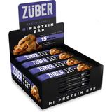 Züber Hi Protein Badem Ezmeli Yüksek Protein Bar 45g x 12 Adet (15g Protein) - 540 gr
