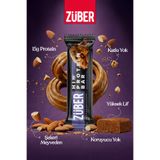 Züber Hi Protein Badem Ezmeli Yüksek Protein Bar 45g x 12 Adet (15g Protein)