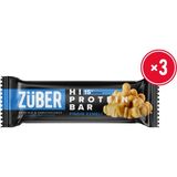 Züber Hi Protein Fındık Ezmeli Yüksek Protein Bar 45g x 3 Adet (15g Protein) - 45 gr