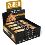 Züber Hi Protein Yer Fıstığı Ezmeli Yüksek Protein Bar 45g x 12 Adet (15g Protein) - 540 gr