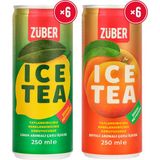 Züber Ice Tea Limon & Şeftali Soğuk Çay 250ml x 12 Adet