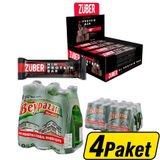 Züber Kakaolu Yüksek Protein Bar 45 g x 12'li + Beypazarı Doğal Maden Suyu 24 x 200 ml