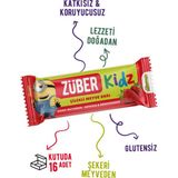 Züber Kidz Çilekli Meyve Bar 25g x 16 Adet Şekerli Meyveden Katkısız Eğlenceli Atıştırmalık - 25 gr
