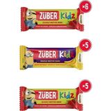 Züber Kidz Meyve Bar Deneme Paketi 25g x 16 Adet (Çilekli, Muzlu) - 25 gr