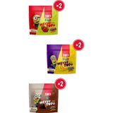 Züber Kidz Meyve Topu Tanışma Paketi 42G x 6 Adet (Çilekli, Muzlu, Sütlü Kakaolu) - 252 gr