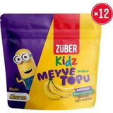 Züber Kidz Muzlu Meyve Topu 42g X 12 Adet - 1 kg