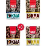 Züber Lokma Avantaj Paketi 96 gr x 6 Adet (Hindistan Cevizi, Fındıklı Kakao, Limon) - 576 gr