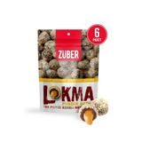 Züber Lokma Fındık Kaplı Fıstık Ezmeli Meyve Topu 96g X 6 Paket