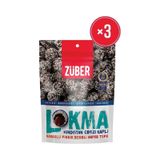 Züber Lokma Hindistan Cevizi Kapli Kakaolu Findik Ezmeli Meyve Topu 96g X3 Adet