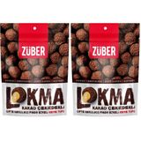 Züber Lokma Kakao Çekirdeği Kaplı Fındık Ezmeli Meyve Topu 96g x 12 Adet (2 paketi)