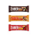 Züber Meyve Bar Deneme Paketi 40g x 3 Adet (Yer Fıstığı, Fındık, Çilek)