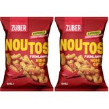 Züber Noutos Chili Baharatlı Fırınlanmış Nohut Cipsi, 55gr x 15 adet (2 paketi)