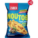 Züber Noutos Ege Baharatlı Fırınlanmış Nohut Cipsi 55g x 12 Adet - 660 gr