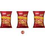 Züber Noutos Fırınlanmış Nohut Cipsi Chili 55 gr (3 Adet)