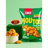 Züber Noutos Kajun Baharatlı Fırın Nohut Cipsi 55 gr Katkısız ve Koruyucusuz Lezzet