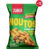 Züber Noutos Kajun Baharatlı Fırınlanmış Nohut Cipsi 55g x 12 Adet - 660 gr