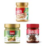 Züber Nutzilla + Antep Fıstığı Kreması +%100 Fıstık Ezmesi