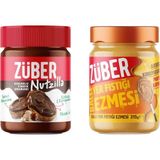 Züber Nutzilla Kakaolu Fındık Kreması 315g + Original Yer Fıstığı Ezmesi (Bal İlaveli) 315g - 315 gr
