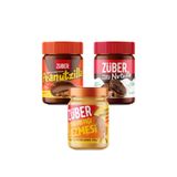 Züber Peanutzilla 315g + Nutzilla 315g + Ballı Yer Fıstığı Ezmesi 315g