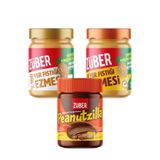 Züber Peanutzilla 315g + Original Yer Fıstığı Ezmesi 315g + %100 Yer Fıstığı Ezmesi 315g