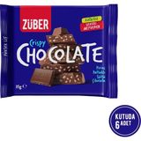 Züber Pirinç Patlaklı 35 gr Sütlü Çikolata (6 adet)