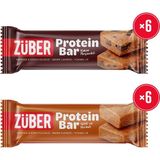 Züber Protein Bar Yeni Tanışma Paketi 35g x 12 Adet (Kakao Parçacıklı, Sütlü Hurmalı) - 210 gr