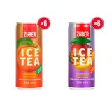 Züber Tropik ve Şeftali 250 ml Ice Tea (12 adet)