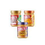 Züber Üçlü Yer Fıstığı Ezmesi Paketi (%100 + Ballı+ Crunchy Yer Fıstığı Ezmesi 315g)