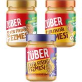 Züber Üçlü Yer Fıstığı Ezmesi Paketi (%100 + Original + Crunchy Yer Fıstığı Ezmesi 315G) - 945 gr