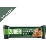 Züber Vegan Fıstık Ezmeli Hi Protein Bar (45 G) x 10 Adet - 1 Adet