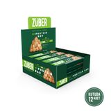 Züber Yer Fıstığı Ezmeli Vegan 45 gr Hi Protein Bar (12 adet)