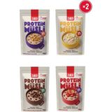Züber Yulaflı Protein Müsli Deneme Paketi (Muzlu,çilekli,sade Kurabiyeli,kakaolu Kurabiyeli) 70G x 5 Adet - 70 gr