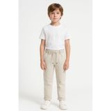 zubi baby Bej Rengi Jogger Okul Pantolonu
