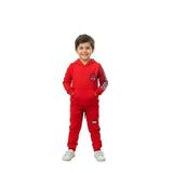 zubi baby KAPÜŞONU MASKE DETAYLI İKİLİ ÇOCUK TAKIM (3-6 YAŞ) Kırmızı 3