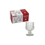 Zucci Cam Ayaklı Kahve Yanı Bardağı 6'Lı Set 45 Cc