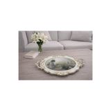Zucci Home Hürrem Lüx Sunum Tepsisi | Bahar Hatırası - Dekoratif Servis Tepsisi | 48x28 cm Renkli 29 x 50