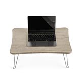 ZUESSE DIZAYN Dizüstü Bilgisayar Standı, Kahvaltı Servis Yatağı Tepsisi, Mini Piknik Masası,Taşınabilir ve Hafif Mini Masa, Kanepe için Lap Tablet Masası,Laptop Standı (Sonomo Rengi)