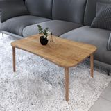 zuesse dizayn Esma Orta Sehpa + 3lü Zigon Sehpa & Ahşap Ayaklı Sehpa Seti &Oturma Odası için Sehpa Seti & Salon için Sehpa Seti (Ceviz)