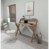 Zuesse Dizayn Iqas 50X90 cm Çalışma Masası Laptop Bilgisayar Masası Ofis Ders Yemek Çocuk Masası Çam - 90x50 - Atlantik Çam