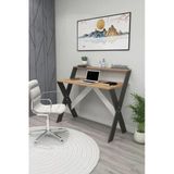Zuesse Dizayn İqas 50X90 Cm Çalışma Masası Laptop Bilgisayar Masası Ofis Ders Yemek Çocuk Masası Gri-Çam