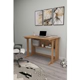 Zuesse Dizayn Vennüs 100X55 Cm Kütüphaneli Geniş Çalışma Masası Laptop Bilgisayar Masası Ofis Ders Masası