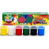 zufigo 6'lı Guaj Boya Rich Funny Kids Gouache Paint 25ML - Çok Renkli - 25 ml