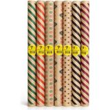 zufigo Karışık Desen 1 Adet 70 x 100 Kraft Hediyelik Ambalaj Kağıdı - 70 x 100 cm - kağıt