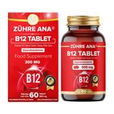 Zühre Ana Vitamin B12 3000 mcg 60 Tablet