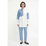 Zühre T-1561 Solena Tunik 38-44 Ekru Tunik 1561